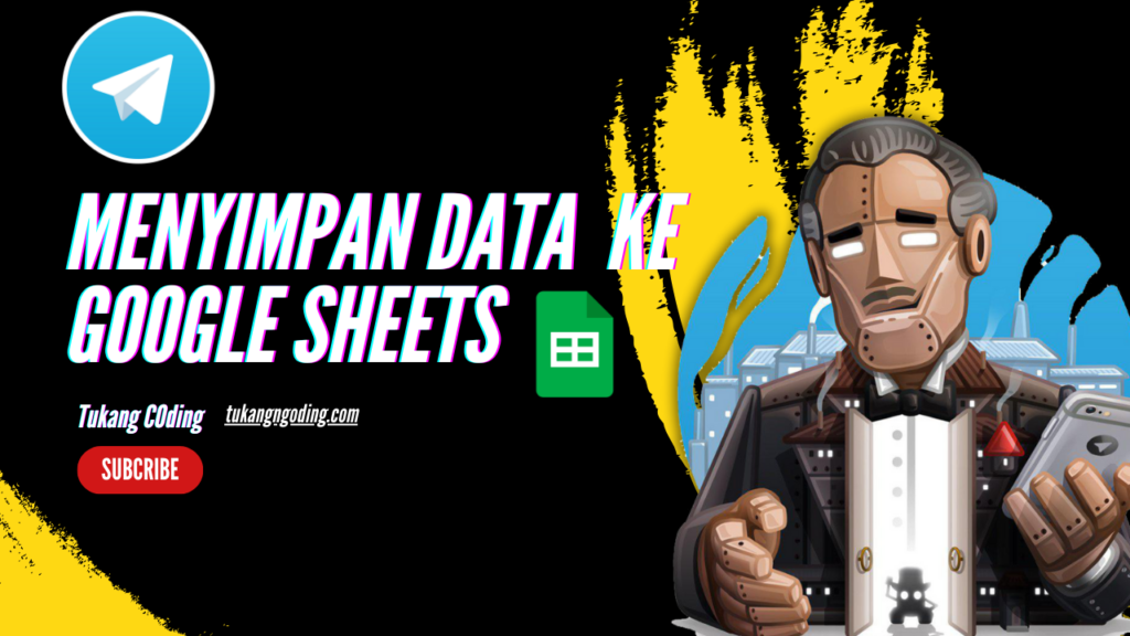 Menyimpan Data Mengunakan telegram